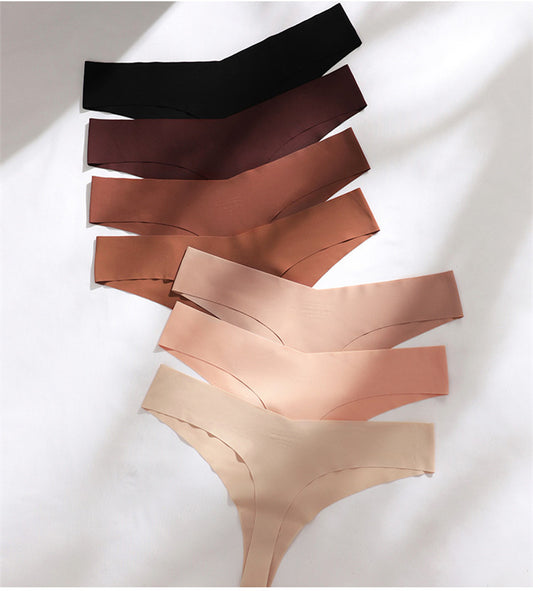 Angel Energy Neutral Seamless Low Waist Underwear Thong For Women - Sault & Co