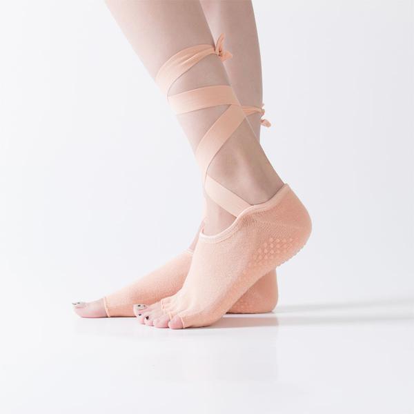 Pilates Toeless High Rise Ballet Sock - Sault & Co
